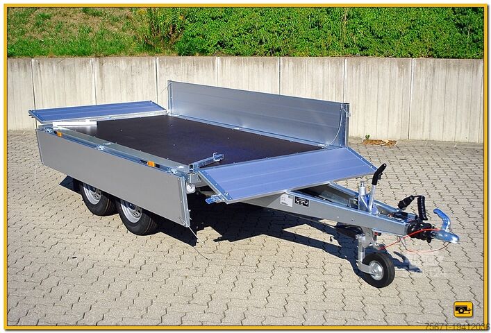 Avtomobilska prikolica Brenderup 4260ATB 1500 kg Tandem-Hochlader ALU