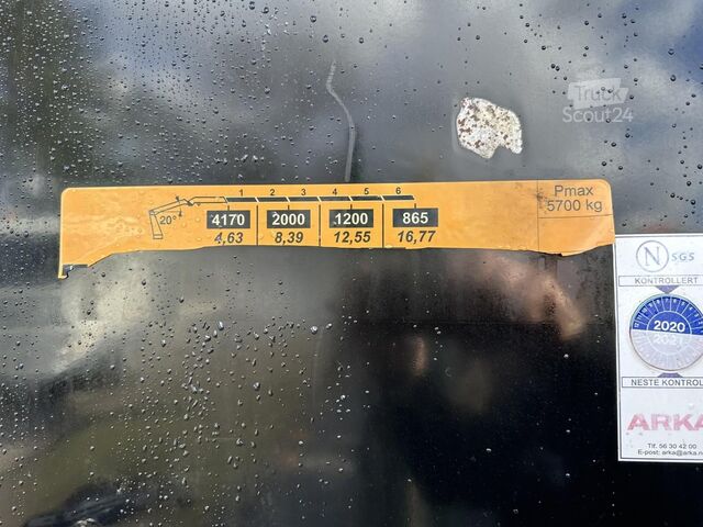 Kranbil Volvo FMX 370 6x2 PLATFORM 6M35 + CRANE EFFER 215/6S ...