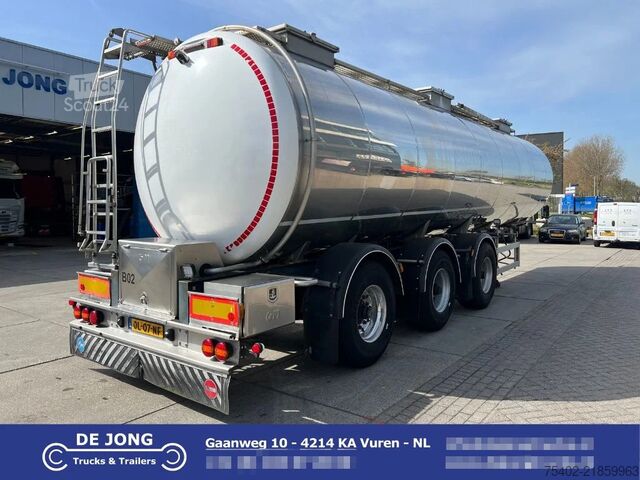 خزان Magyar S43EBT Inox Food Tank / 36.450 Lit / Steering Axle