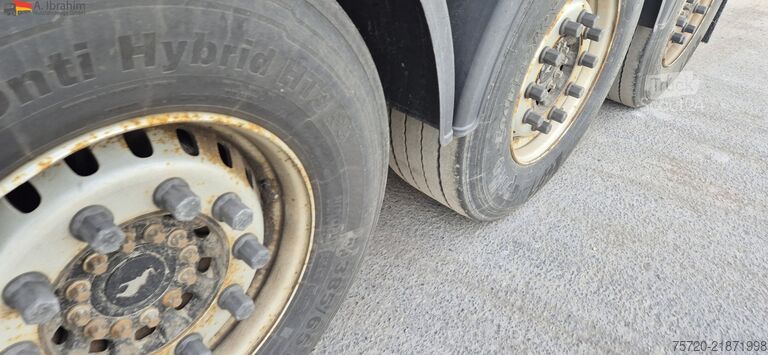 Semiremorcă deschisă cu prelată Schmitz S01 Standard Unfallschaden !!, fahrbereit