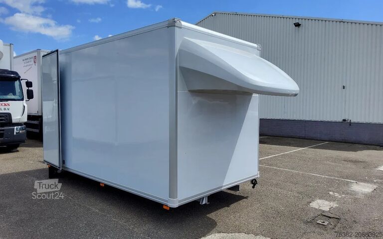 Koffer Renault MASTER 165.35 MET GESLOTEN LAADBAK & ACHTERDEUR...