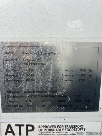 Soğutuculu kamyon MERCEDES-BENZ ACTROS 2546, EURO6, THERMOKING T 1000R, LBW-BÄR, LIFTACHSE