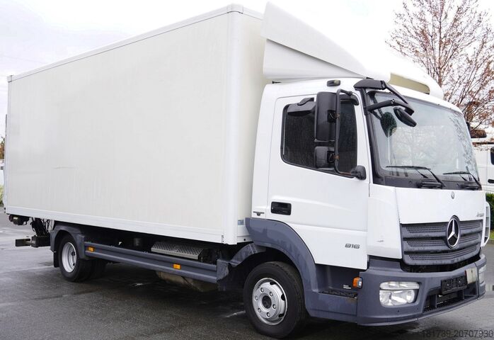 Box truck Mercedes-Benz Atego 816 E6 4x2 / container / 15 pallet