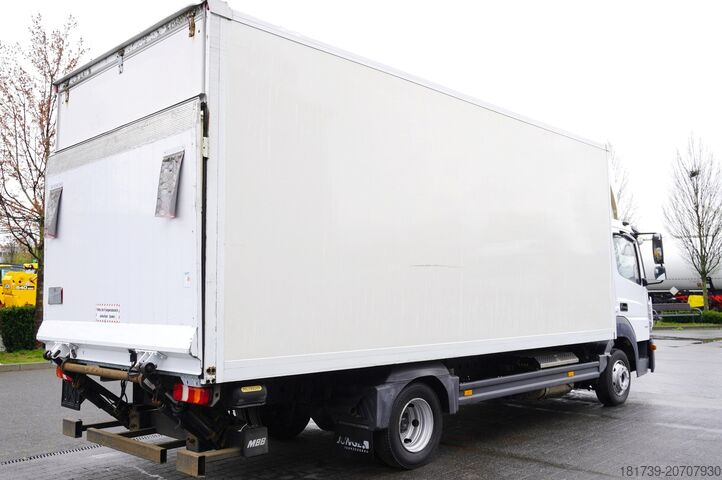 Box truck Mercedes-Benz Atego 816 E6 4x2 / container / 15 pallet