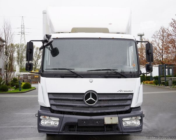 Box truck Mercedes-Benz Atego 816 E6 4x2 / container / 15 pallet