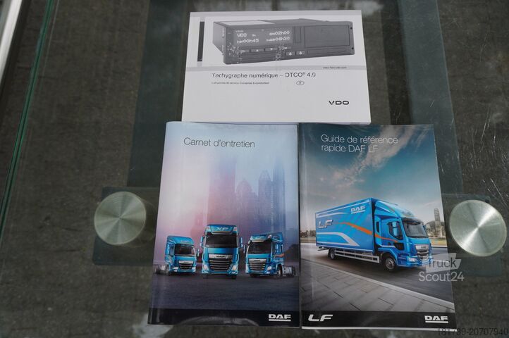 Box truck DAF LF 290 / 21 EPAL box / 2021