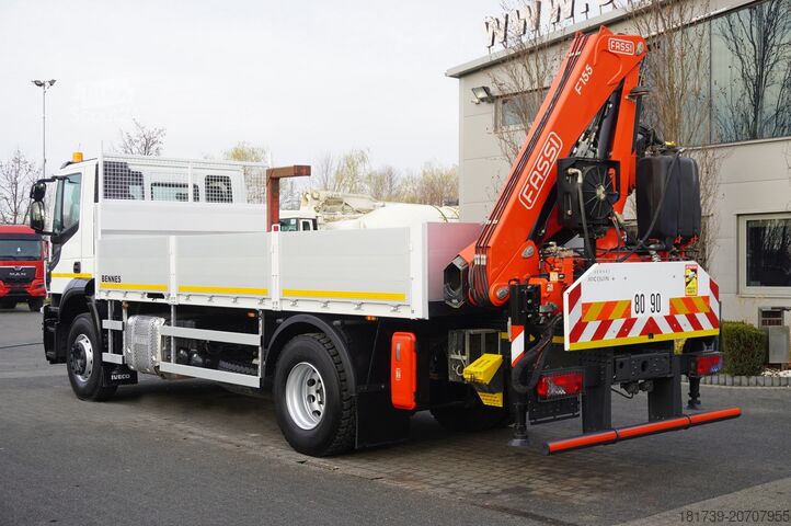 Platforminiai sunkvežimiai Iveco Stralis X-Way 310 4x2 E6 / Fassi F155