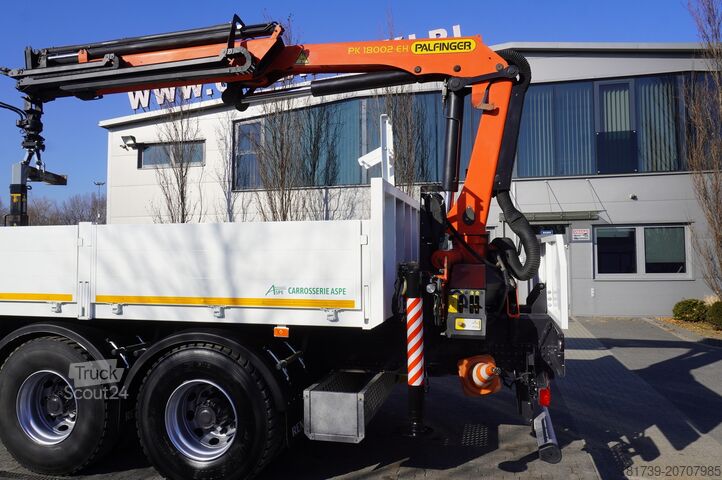 Plattform mit HDS Renault C380 / 6x4 / HDS Palfinger PK 18002-EH 6