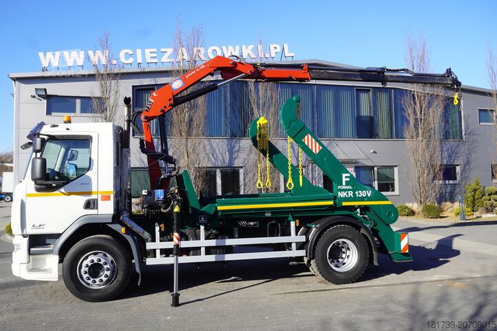 Vārtsargs DAF LF 18.310 E6 / Skip loader Fornal