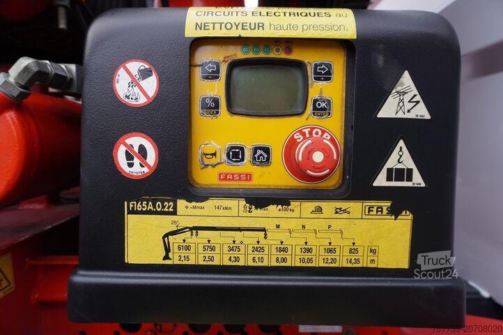 Vinçli platform Mercedes-Benz Antos 2540 / Flatbed 15 EPAL/ Fassi F165