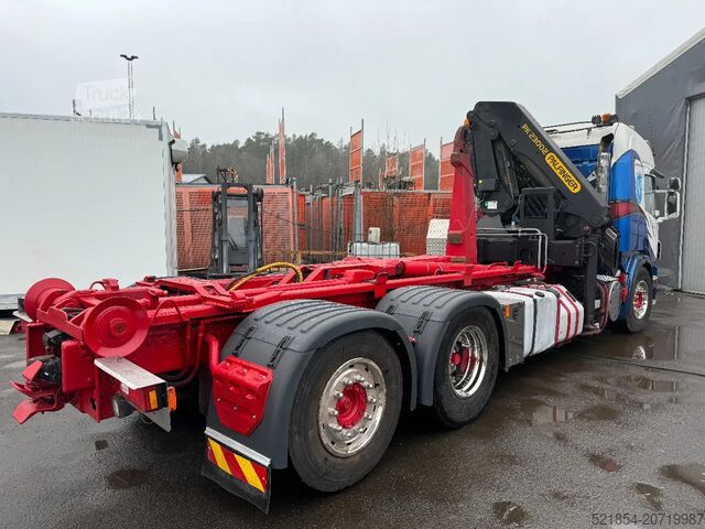 Innenlader Scania P420 6X2*4, Hooklift-truck with Crane, 2008