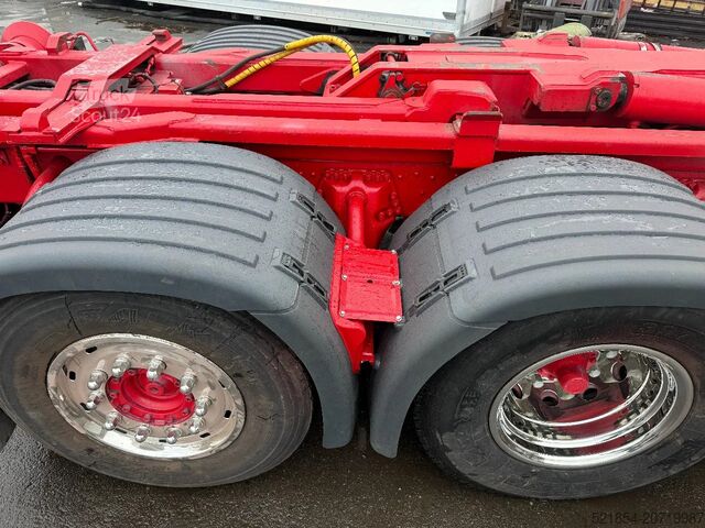 Innenlader Scania P420 6X2*4, Hooklift-truck with Crane, 2008