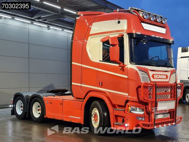 Standaard trekker Scania R580 R 6X4 Full-Air Retarder Leder