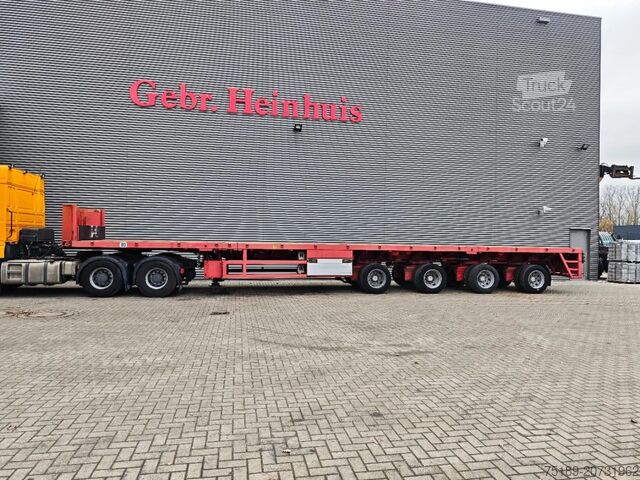 Plattformanhänger ES-GE 4.vod-25-40.4-h13 2 x Extandable Powersteering!