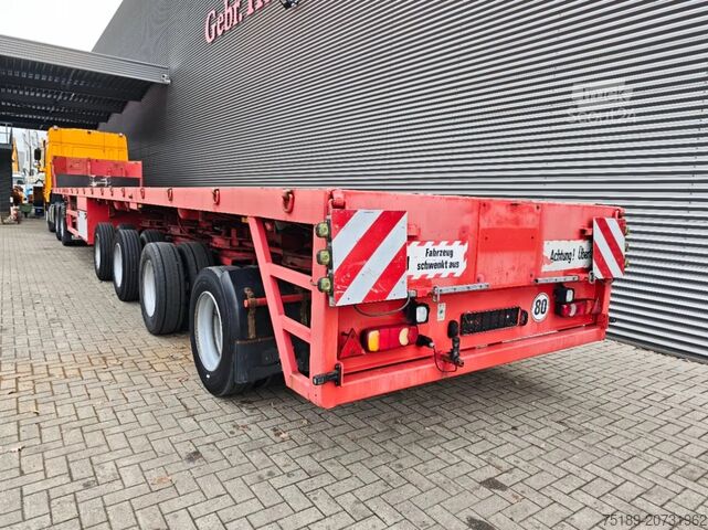 Plattformanhänger ES-GE 4.vod-25-40.4-h13 2 x Extandable Powersteering!