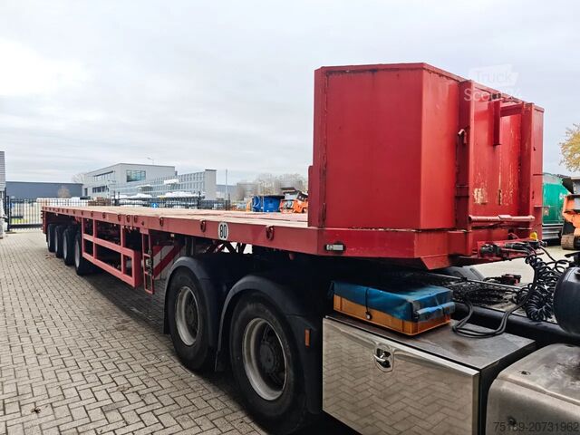 Plattformanhänger ES-GE 4.vod-25-40.4-h13 2 x Extandable Powersteering!