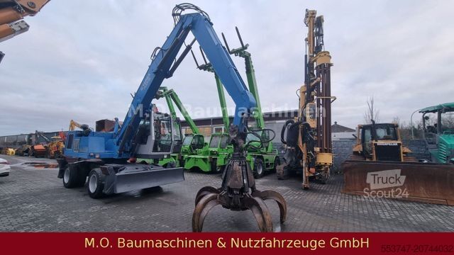 Pelle sur pneus FUCHS MHL 320 / ZSA / AC / Hochfahrbare Kabine /