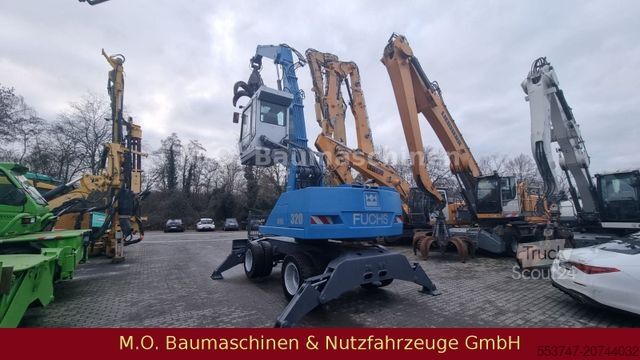 Pelle sur pneus FUCHS MHL 320 / ZSA / AC / Hochfahrbare Kabine /