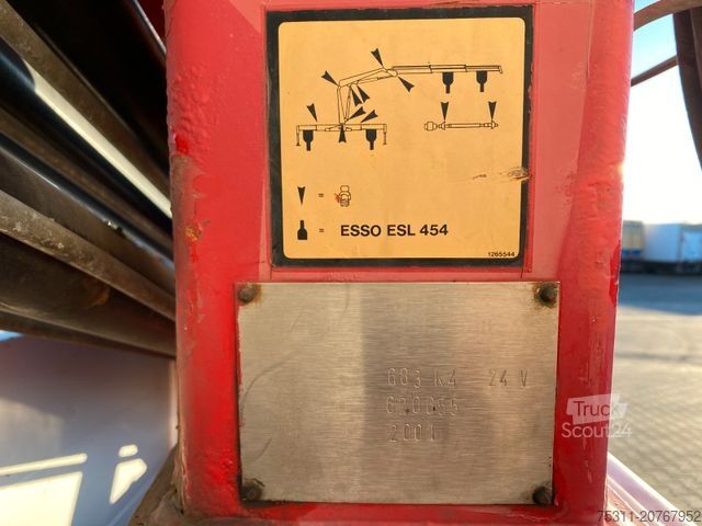 Furgone pick-up MERCEDES-BENZ 814 D DOKA | HMF 683 K4 Faltkran*Kugelkopf AHK