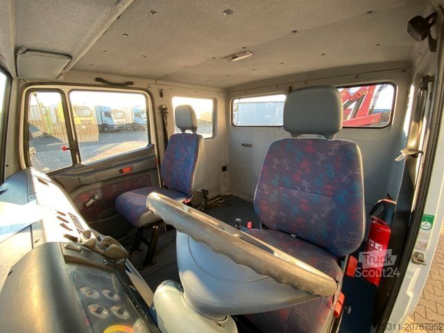 Furgone pick-up MERCEDES-BENZ 814 D DOKA | HMF 683 K4 Faltkran*Kugelkopf AHK