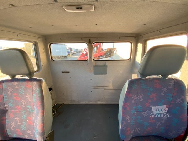 Furgone pick-up MERCEDES-BENZ 814 D DOKA | HMF 683 K4 Faltkran*Kugelkopf AHK