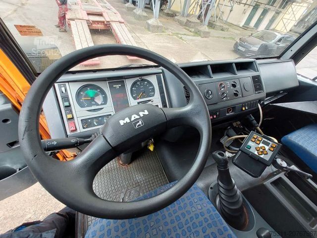 Furgão basculante MAN LE 8.220 4x4 | Kipper/Kran Palfinger PK7001