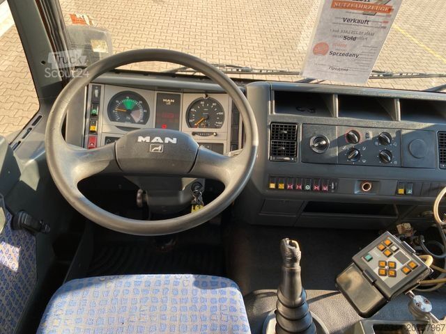 Kiepwagen bestelauto MAN LE 8.220 4x4 | Kipper/Kran Palfinger PK7001