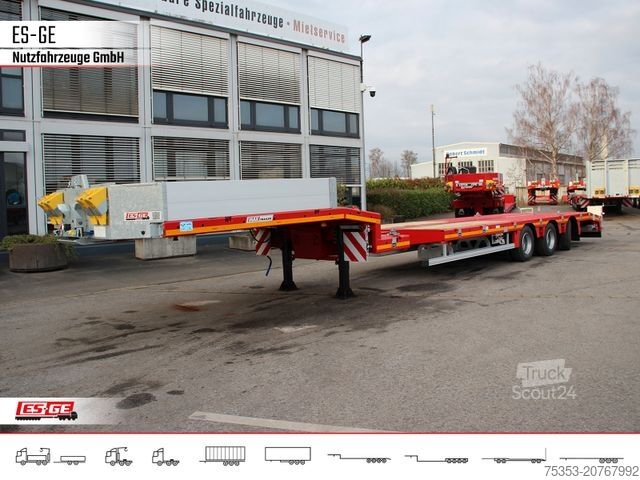 Alçak şasi dorse FAYMONVILLE MAX Trailer MAX100 Semi-Tieflader