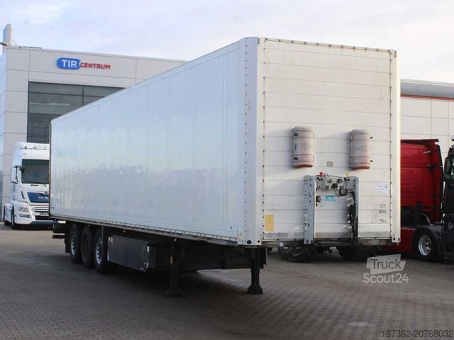 Furgona puspiekabe SCHMITZ CARGOBULL SKO 24/L, LIFTING AXLE, 2X PALLET BASKET