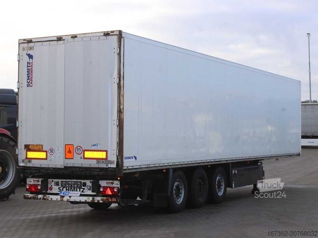 Semirimorchio furgonato SCHMITZ CARGOBULL SKO 24/L, LIFTING AXLE, 2X PALLET BASKET