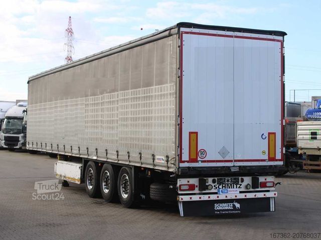 Semirimorchio con telone SCHMITZ CARGOBULL SCS 24/L, LIFTING AXLE, MULTILOCK
