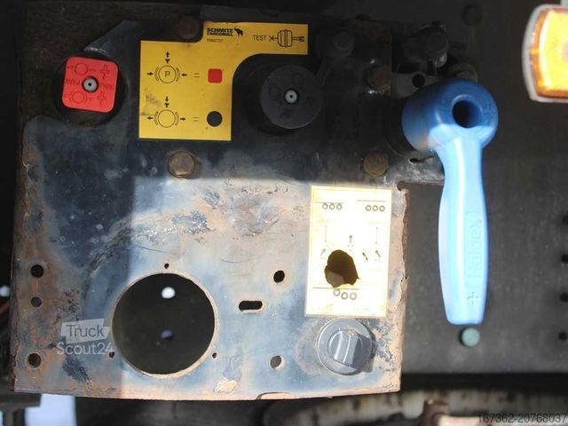 Atvērta puspiekabe ar tentu SCHMITZ CARGOBULL SCS 24/L, LIFTING AXLE, MULTILOCK