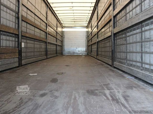 Atvērta puspiekabe ar tentu SCHMITZ CARGOBULL SCS 24/L, LIFTING AXLE, MULTILOCK