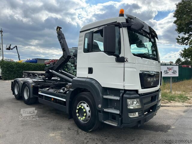 Hakenarmsystem MAN TGS 28.360 6x2 HOOKLIFT 21T HIAB MULTILIFT XR21...