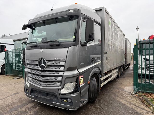 Camion cu macara Mercedes-Benz ACTROS 2645 6x2 105m³ JUMBO + CRANE PALFINGER P...