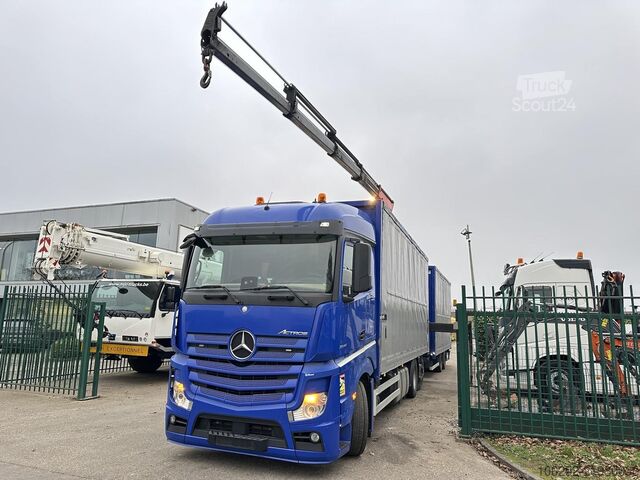 Camion cu macara Mercedes-Benz Actros 2645 6x2 105m³ JUMBO + RETARDER + CRANE ...