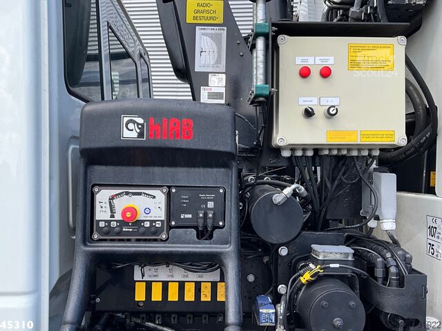 Šiukšlių surinkimo transporto priemonė Ginaf C 3128 NF Euro 6 Hiab 21 Tonmeter laadkraan Jus...