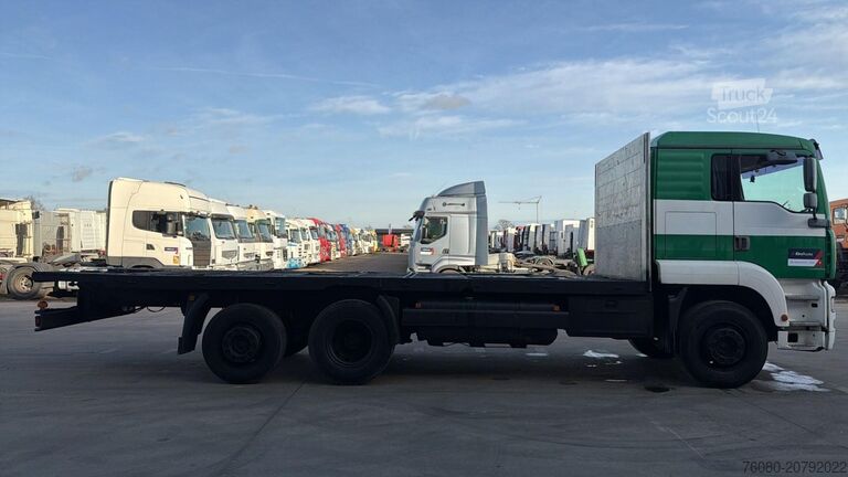 Boîte plate MAN TGA 25.360 (MANUAL PUMP / PERFECT CONDITION / M...