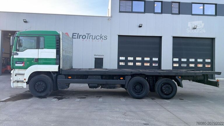 Boîte plate MAN TGA 25.360 (MANUAL PUMP / PERFECT CONDITION / M...