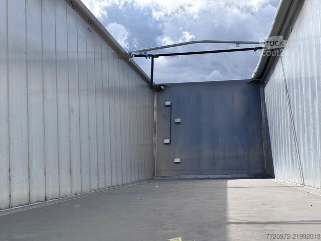 Damperli yarı römork Reisch 3-Achs-Kippsattelauflieger Alumulde 57m³