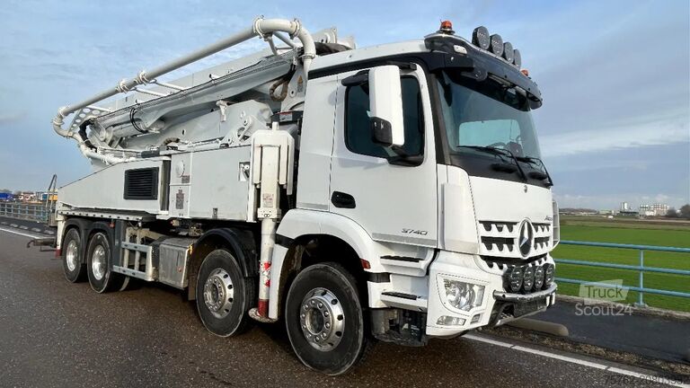 Betonpomp Mercedes-Benz Arocs 3740 Putzmeister 42 bsf  | big axle | pum...
