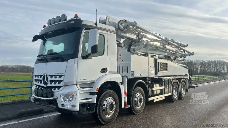 Betonpomp Mercedes-Benz Arocs 3740 Putzmeister 42 bsf  | big axle | pum...