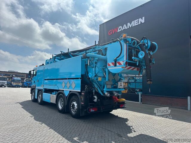Zuigvoertuig MAN TGS 35.400 8X2-4 BL WIEDEMANN SUPER 1000