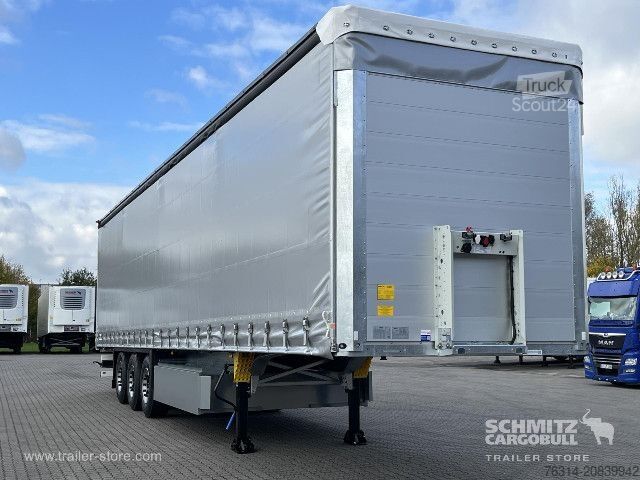Atvērta puspiekabe ar tentu Schmitz Cargobull Curtainsider Standard Getränke