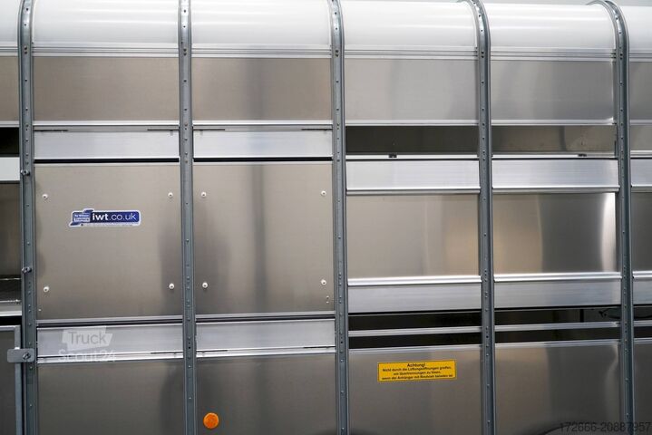 állatszállító pótkocsi Ifor Williams TA510|14x7|DOPPELSTOCK 434X178X214CM