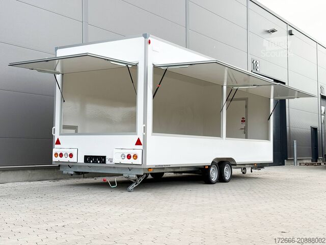 Remorcă de vânzare Blyss H27622HTN 620X223X230CM 2700KG VERKAUFSANHÄNGER | 3X VERKAUFSKLAPPE