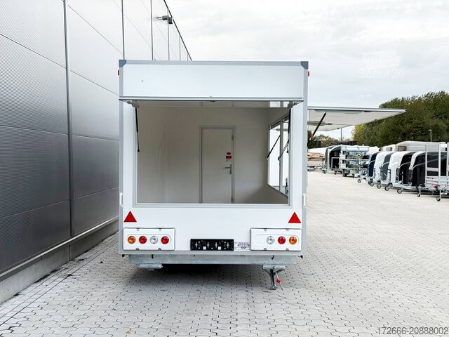 Remorcă de vânzare Blyss H27622HTN 620X223X230CM 2700KG VERKAUFSANHÄNGER | 3X VERKAUFSKLAPPE