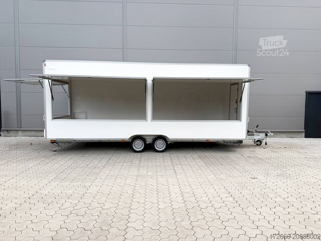 Remorcă de vânzare Blyss H27622HTN 620X223X230CM 2700KG VERKAUFSANHÄNGER | 3X VERKAUFSKLAPPE