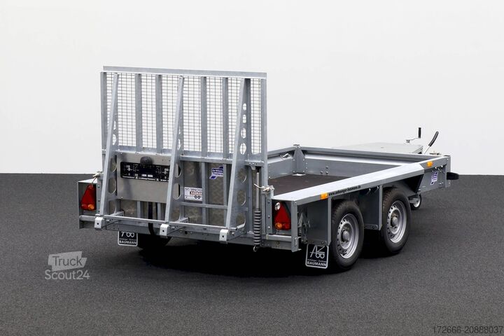 Przyczepa do ciężkiego sprzętu Ifor Williams GX105 | RAMPE 303X157CM 2700KG BAUMASCHINENANHÄNGER