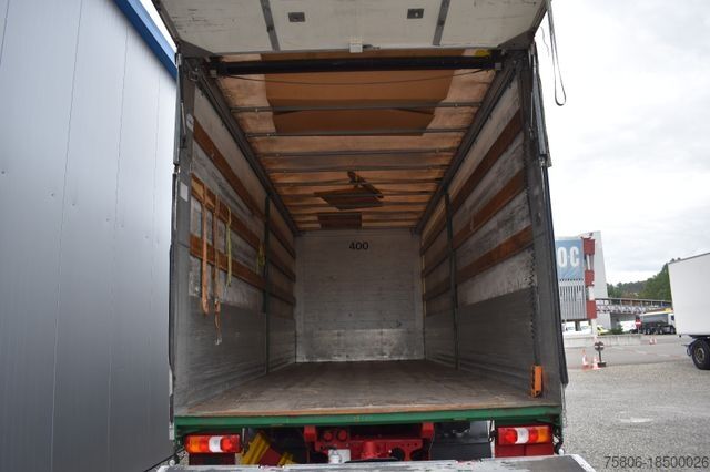 Flatbed truck with tarp MERCEDES-BENZ Actros 1842 L E6 4x2 AHK LBW